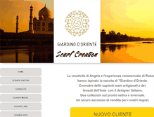 Tablet Screenshot of giardinodoriente.com